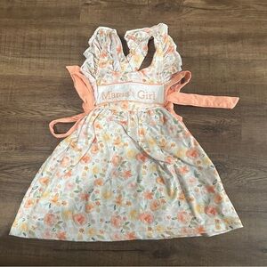 Smocked in Chic Floral Mama’s Girl Dress 2T